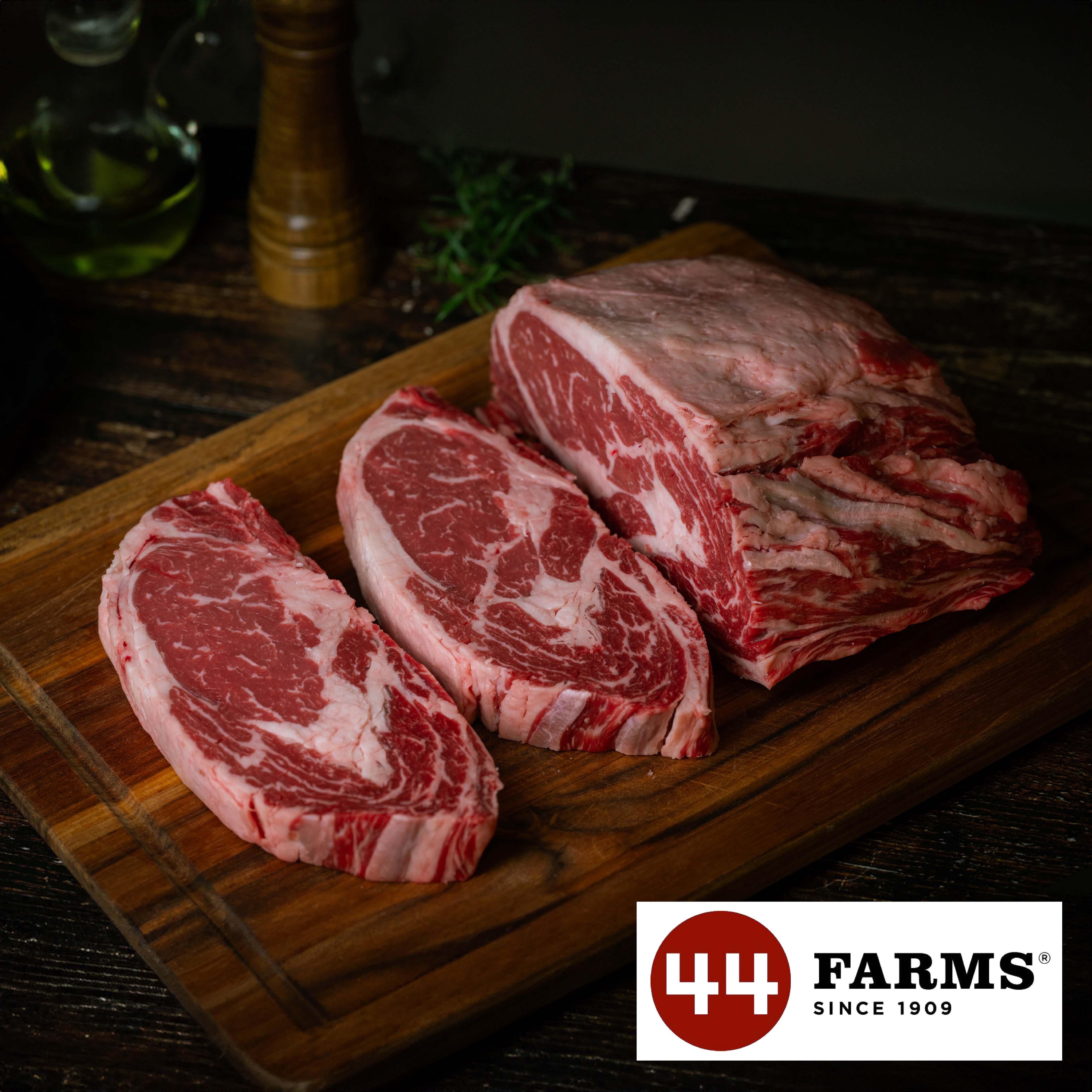 44 Farms頂級純種黑安格斯鮮肉眼