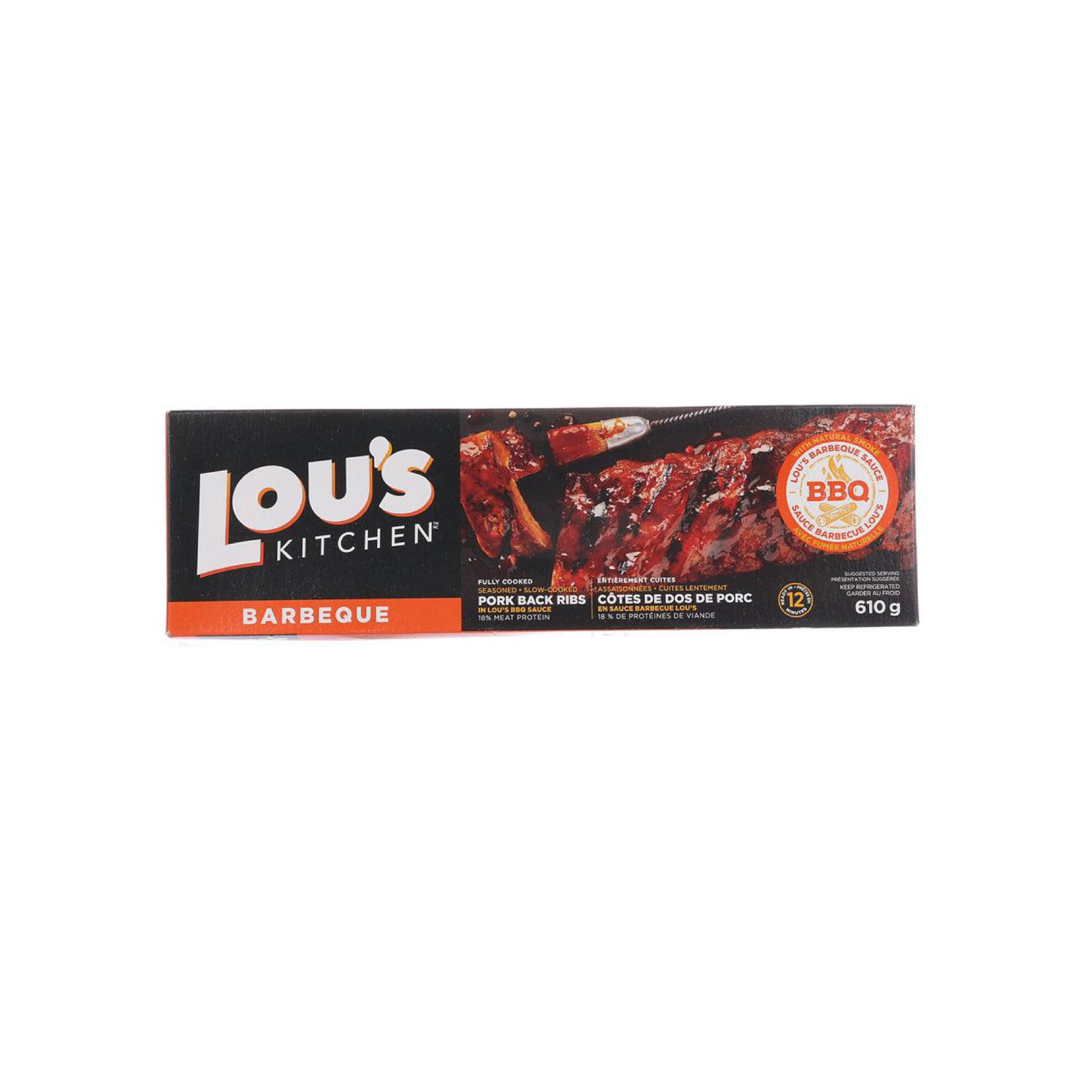 Lou's Kitchen Barbeque Pork Back Ribs